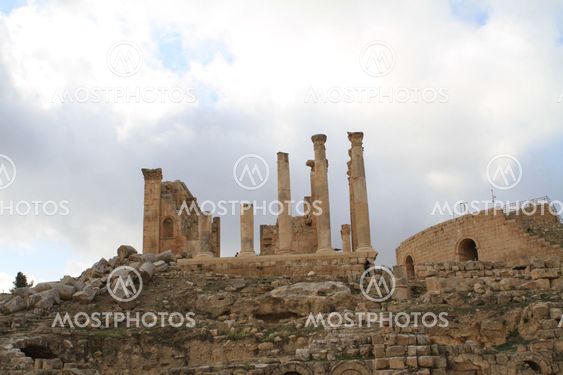 Temple of Zeus,Jarash Jordan