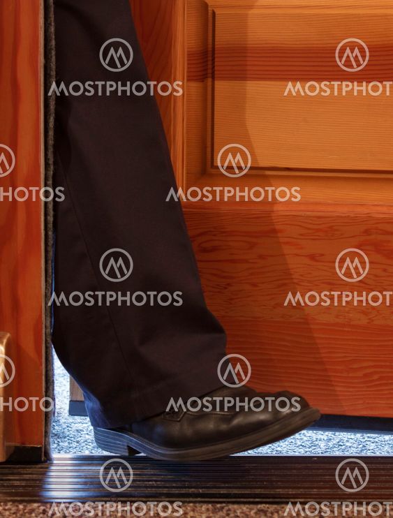 Foot in door