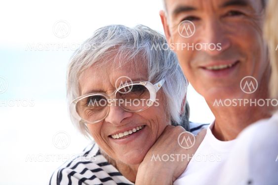 Older couple on holiday