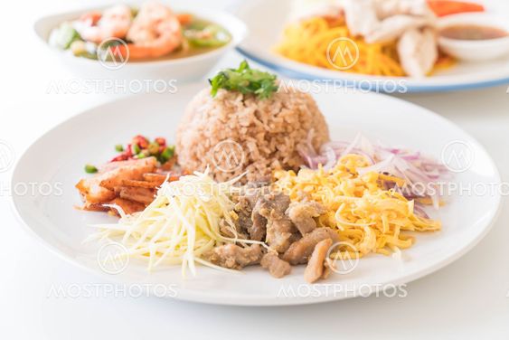 Shrimp-paste fried rice