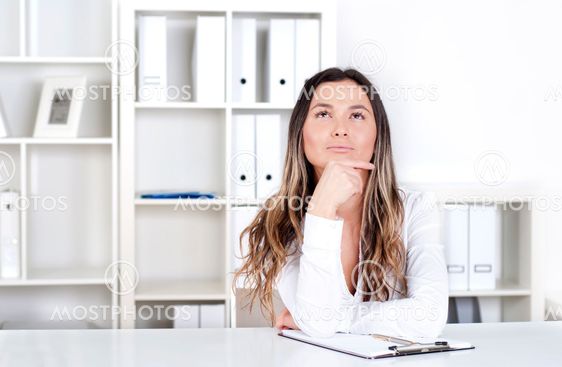 portrait of beautiful business woman