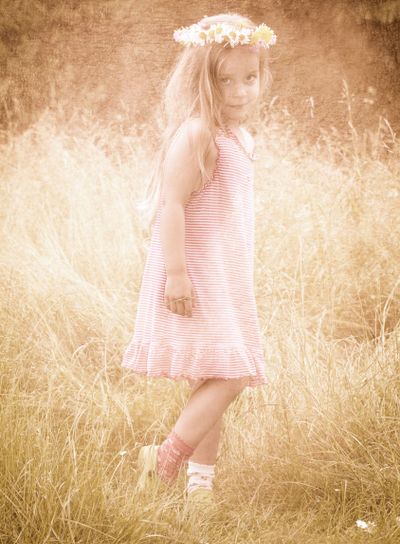 Little midsummer girl