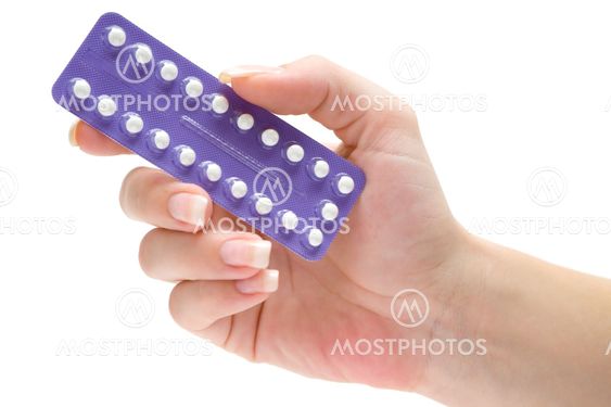 Holding Birth Control Pills