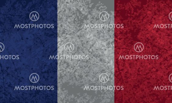 French Flag Grunge