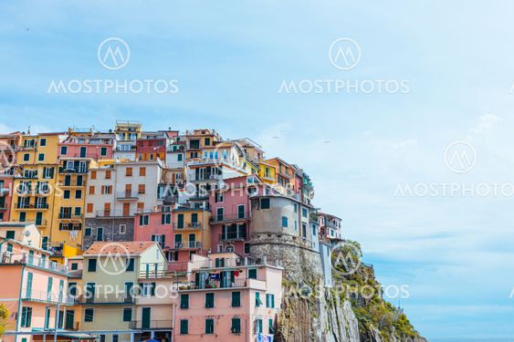 View of Manarola in the UNESCO World Heritage Site Cinque...