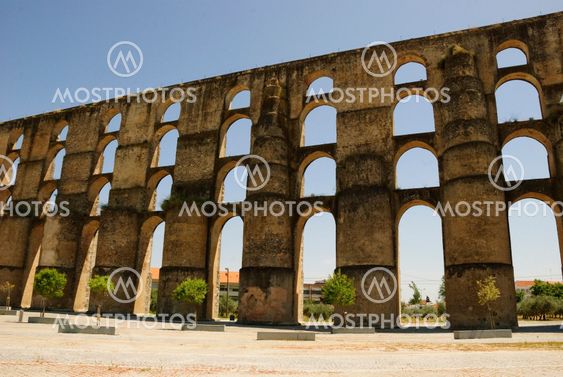 Aqueduct in Elvas, Portugal