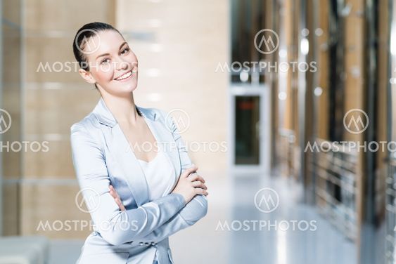 portrait of a beautiful business woman