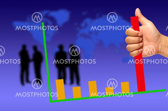 Graph - Hand holding