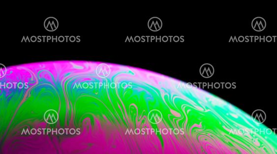 Abstract planet colorful background close up