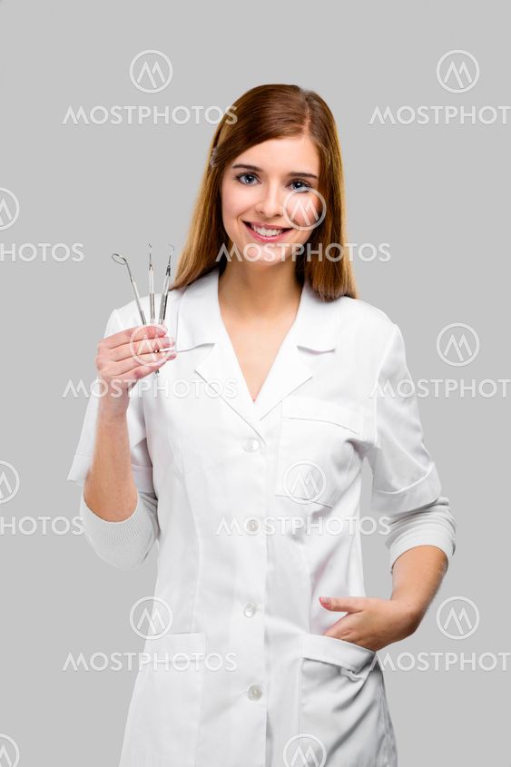 Female dentist