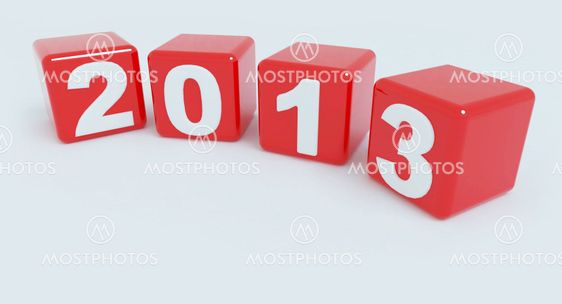 2013 in red cube