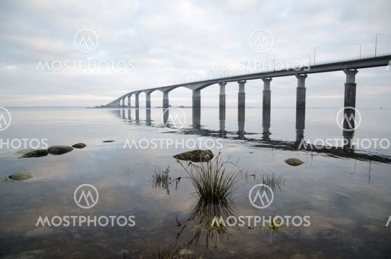 Reflections by the bridge