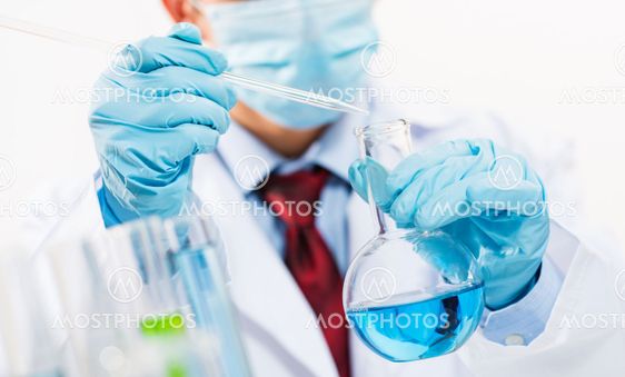 scientist working in the lab