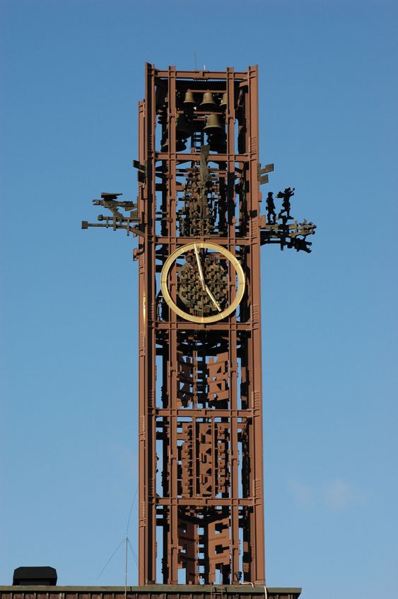 Clocktower of Kiruna cityhall