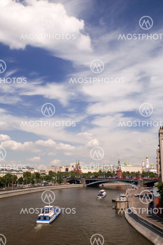 Moscow Kremlin and river