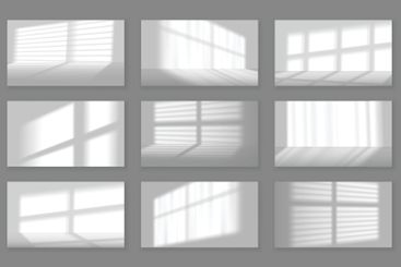 Realistic studio shadow backgrounds. Natural lighting...