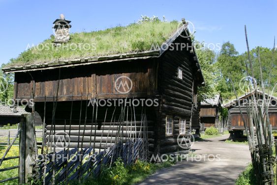 Old Norwegian Farm House