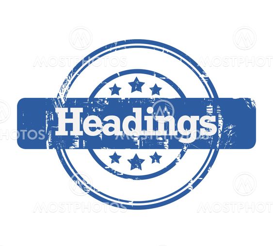 SEO Headings stamp
