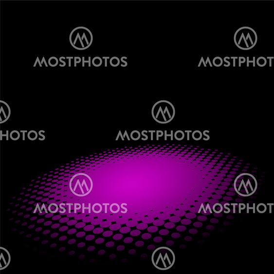 3D halftone circle background