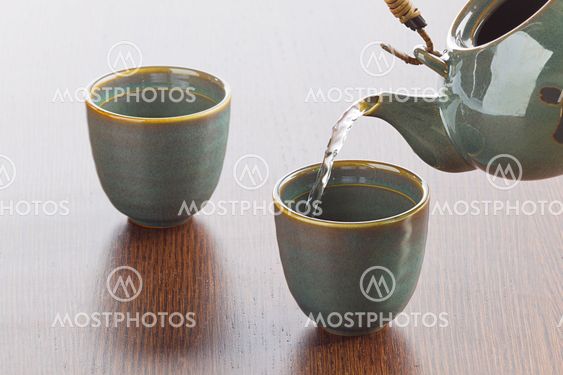 hot water and kettle