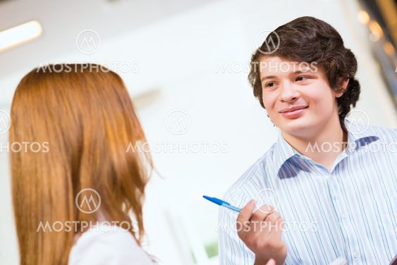 Portrait Of Business People At A Meetin