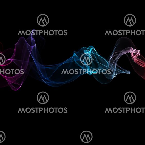 abstract ribbon waves