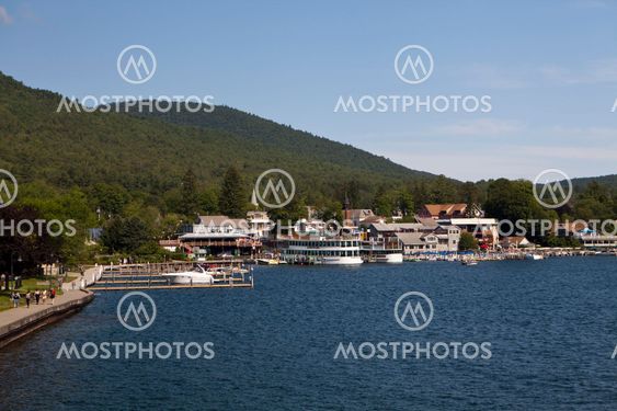 Steam boat at Lake George