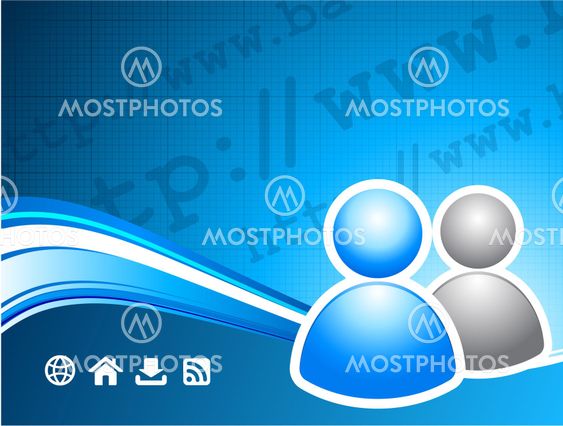 user group on internet background