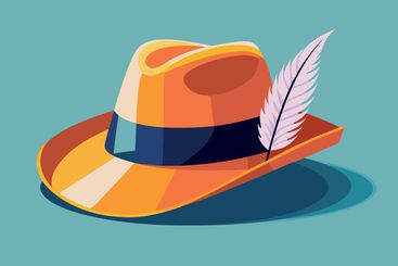 Oktoberfest's feather hatOktoberfest's feather hat