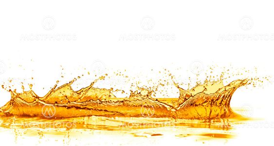 orange juice splash