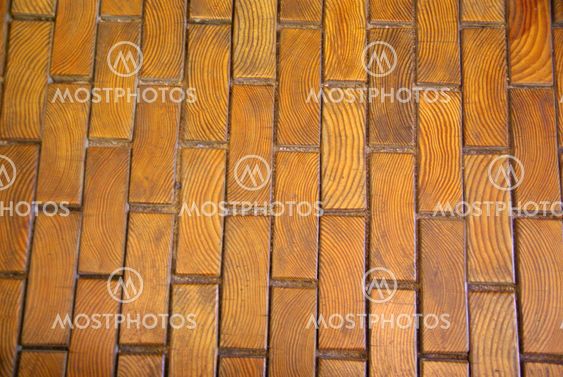 Wooden floor tiles