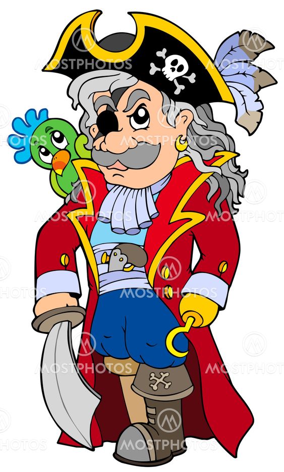 Cartoon noble corsair