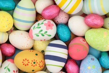 Easter Egg Colorful Holiday Season Background