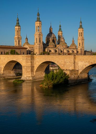 Basilica of Our Lady of Pillar in Zaragoza, Spain, Europe