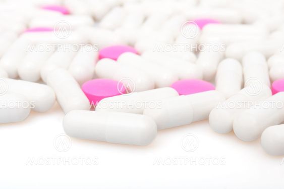 Pink Pills and White Capsule