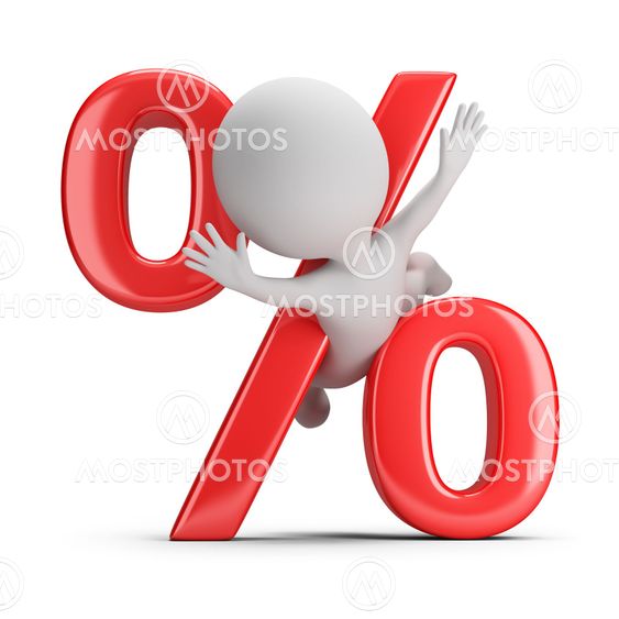 3d small people - clamped by percent