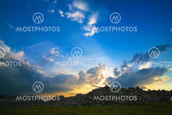 Mount Nurgush top Ural Russia