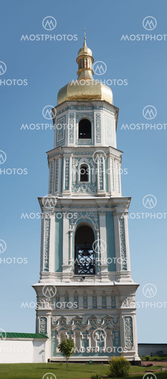 Belltower of St. Sophia complex in Kiev