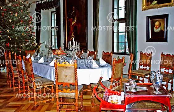 served table