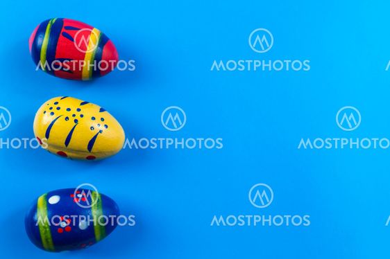 Easter colored eggs