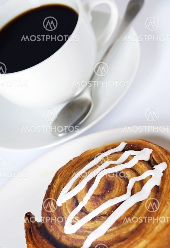 coffee and danish pastry
