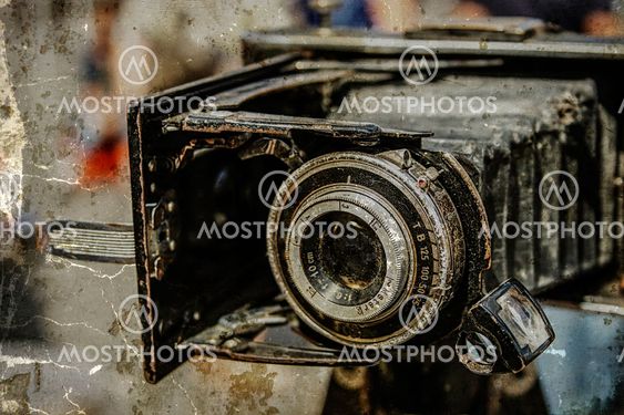 Old photo with old photo camera 6