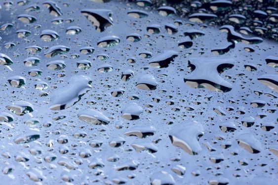 Water Drops on Glass