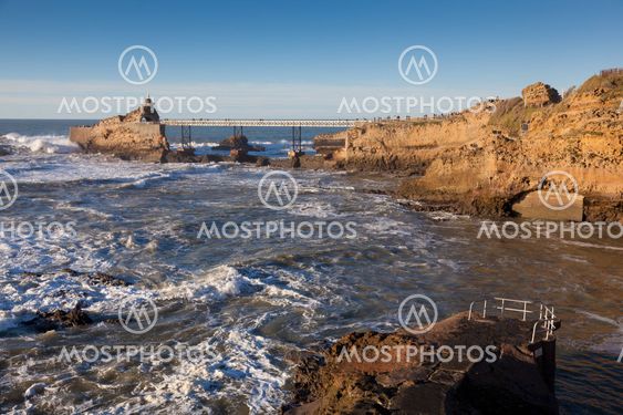 Coast of Biarritz, Aquitaine, France