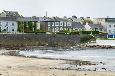 Kilkee, coastal town, popular as a seaside resort,...