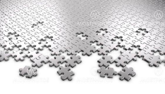 Metal Jigsaw Puzzle Pieces