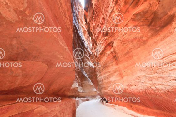 As-Siq Petra, Lost rock city of Jordan. UNESCO world heritage site and one of The New 7 Wonders of the World.