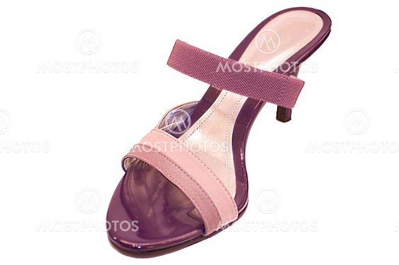 purple shoe