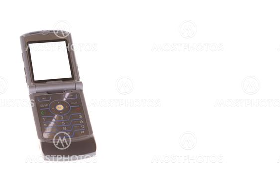 Cellular Phone Isolated on White
