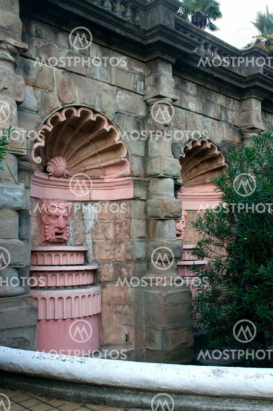Wall decoration near entrance